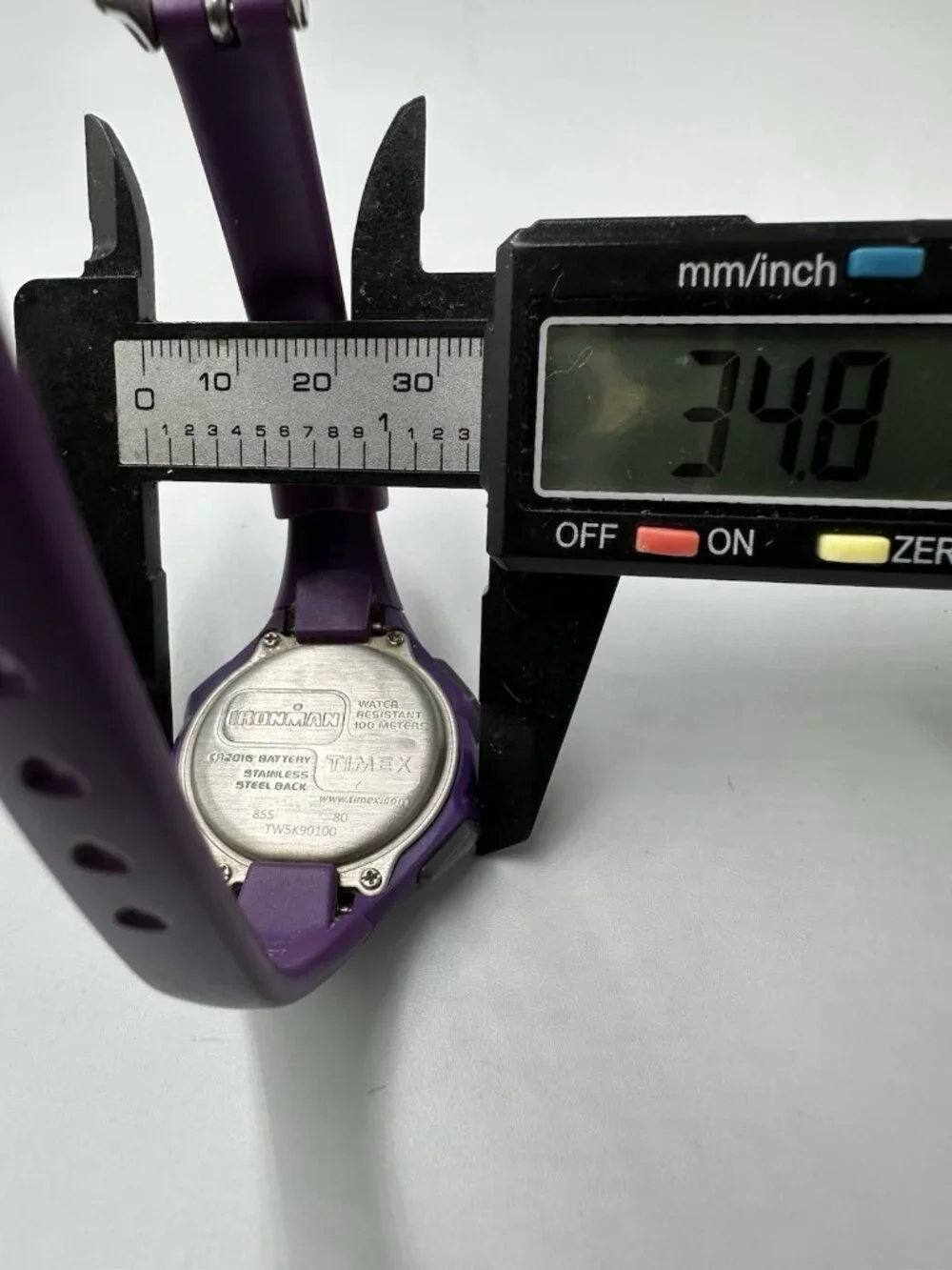 3/$30 Timex Triathlon Ironman Digital Watch Women Purple Water Resistant
